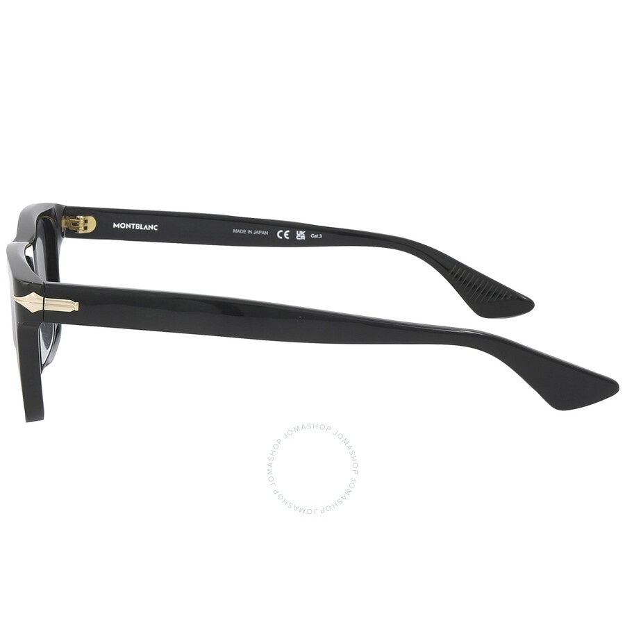 Montblanc Smoke Square Men's Sunglasses MB0263S 001 54 - 4
