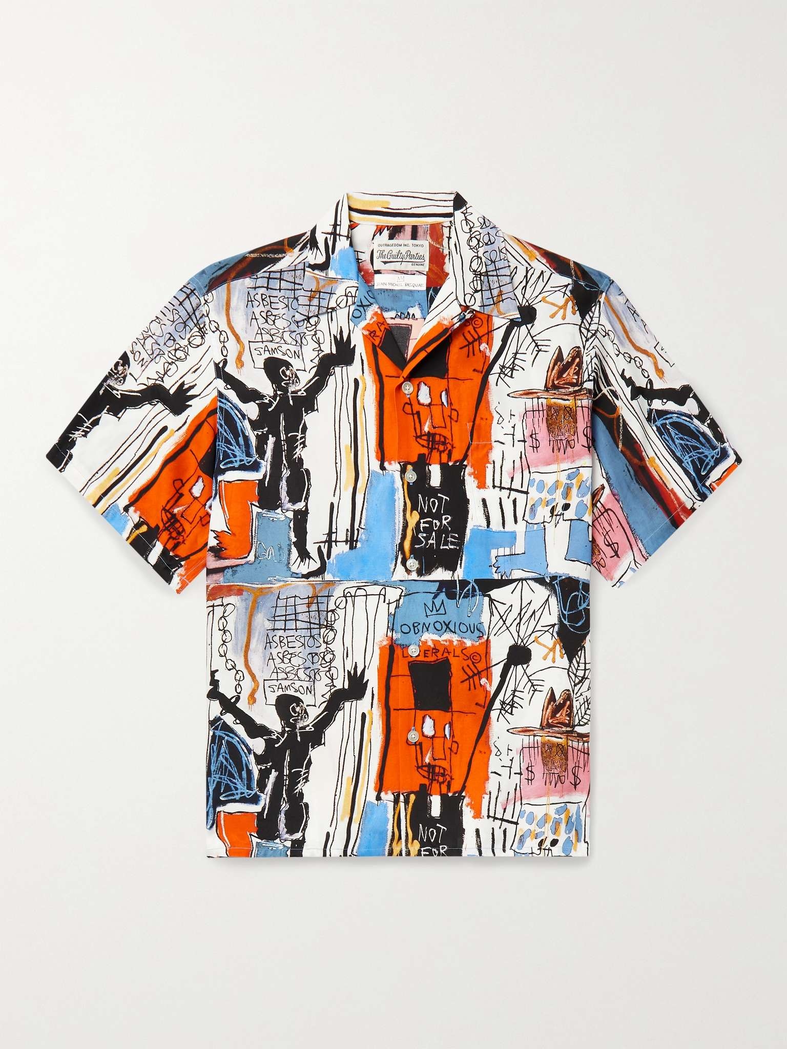 + Jean-Michel Basquiat Camp-Collar Printed Woven Shirt - 6