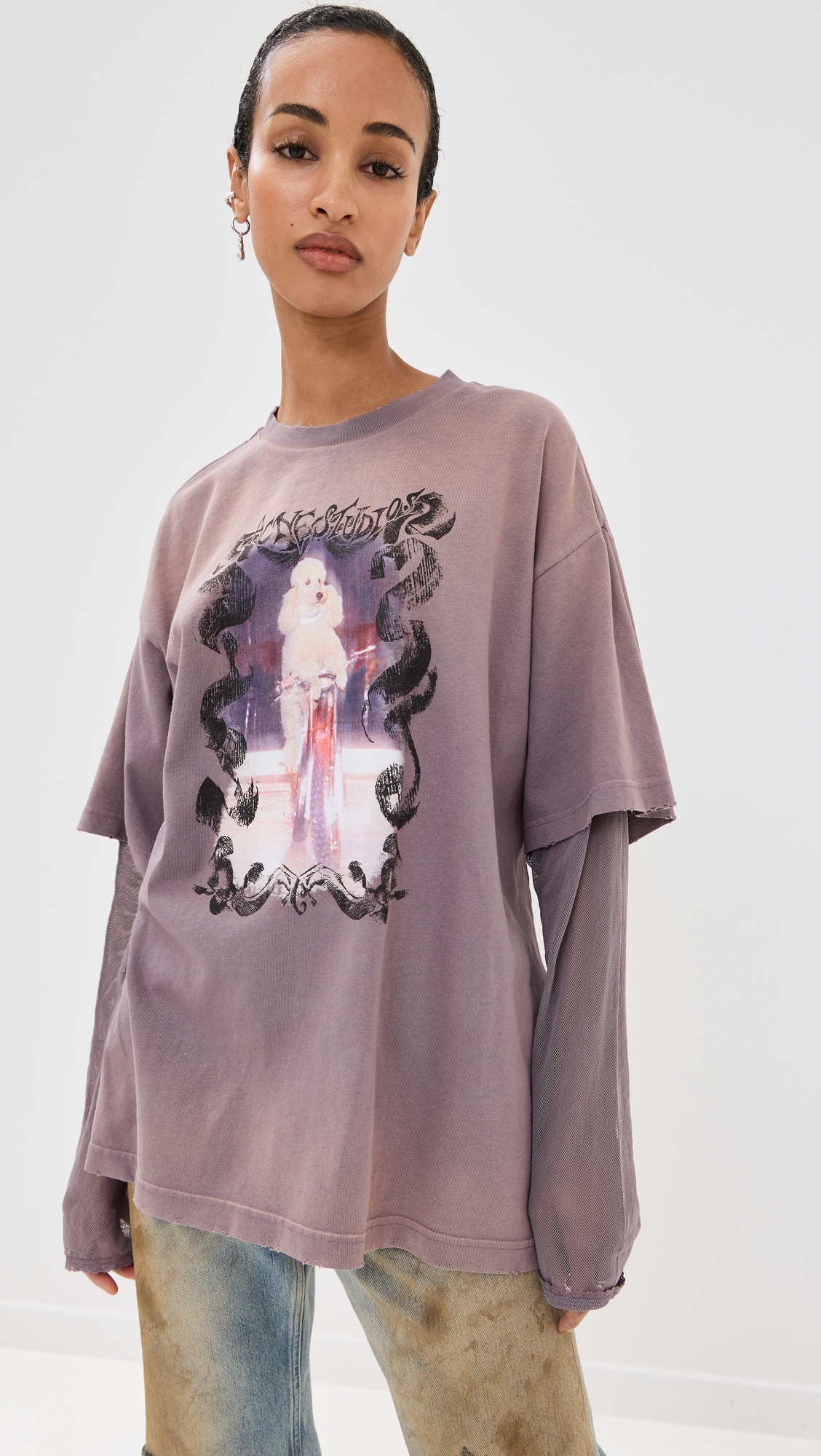 Acne Studios Edra Double Long Sleeve T-Shirt | shopbop