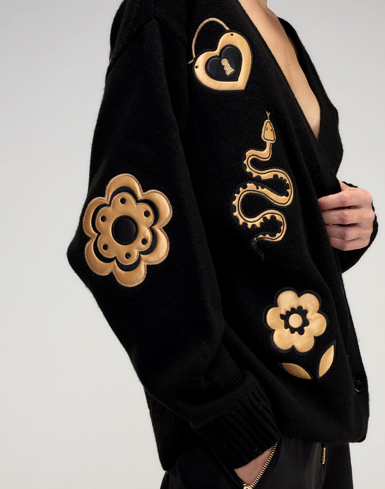 Playful Patchwork Cardigan - 8