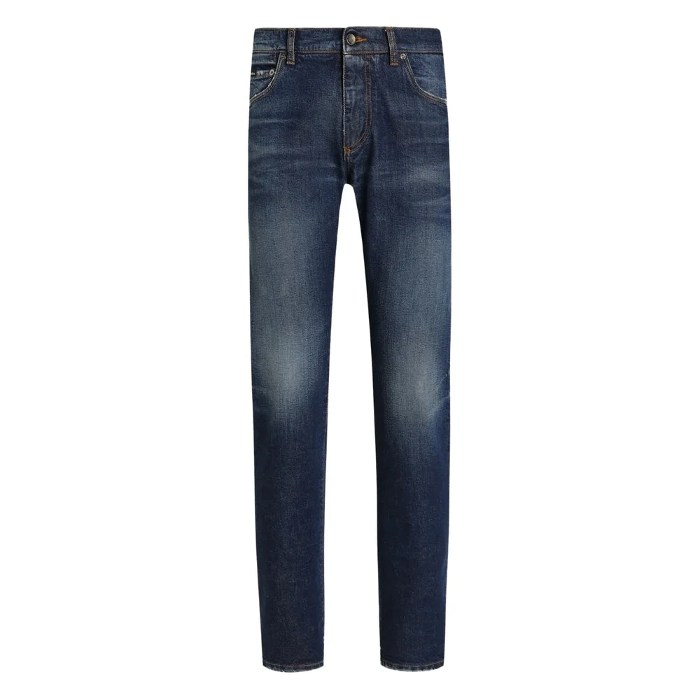 Dolce & Gabbana Blue Denim - Regular & Straight-Leg Jeans Men - 1
