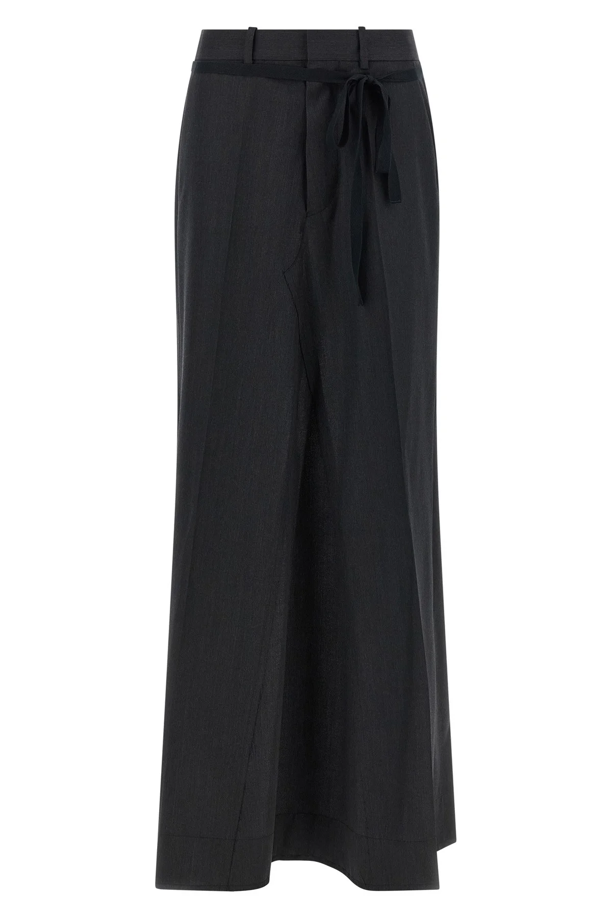 Raw cut hem skirt - 1