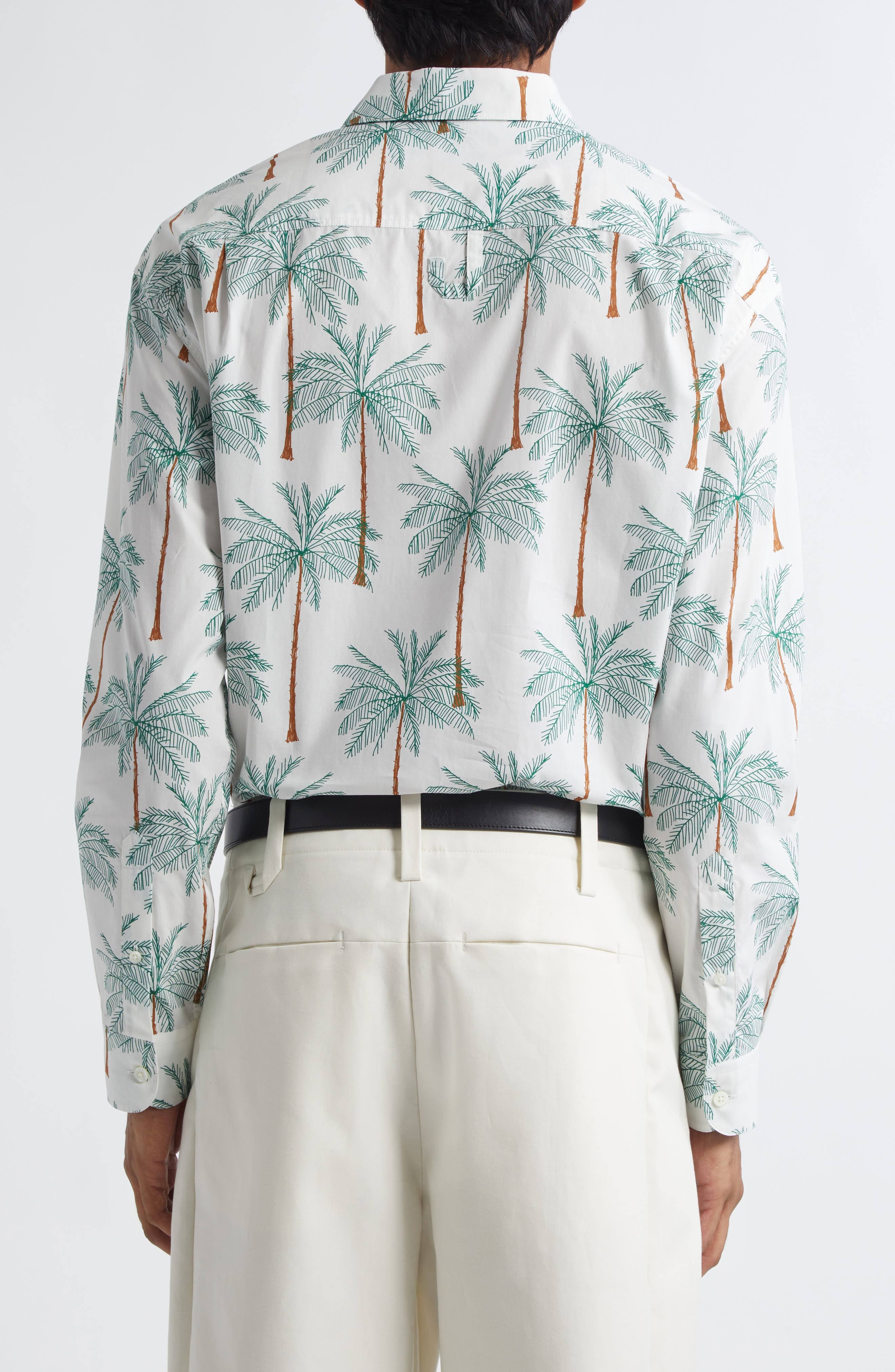 Jacquemus La Chemise Simon Button-Up Shirt in Print Palmtrees Drawing 9By at Nordstrom - 3