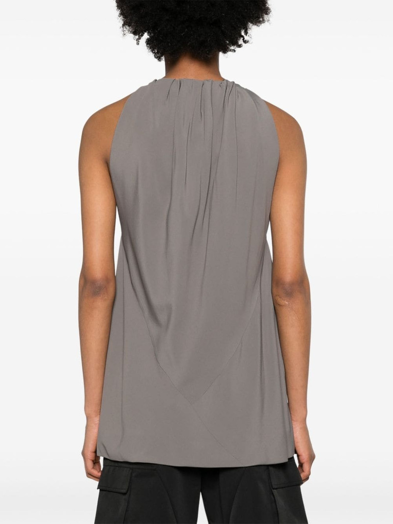 gathered crepe tank top 4
