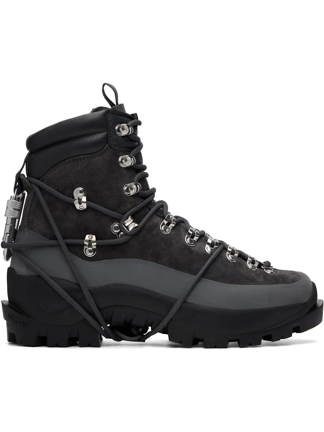 Gray Hiking Boots - 1
