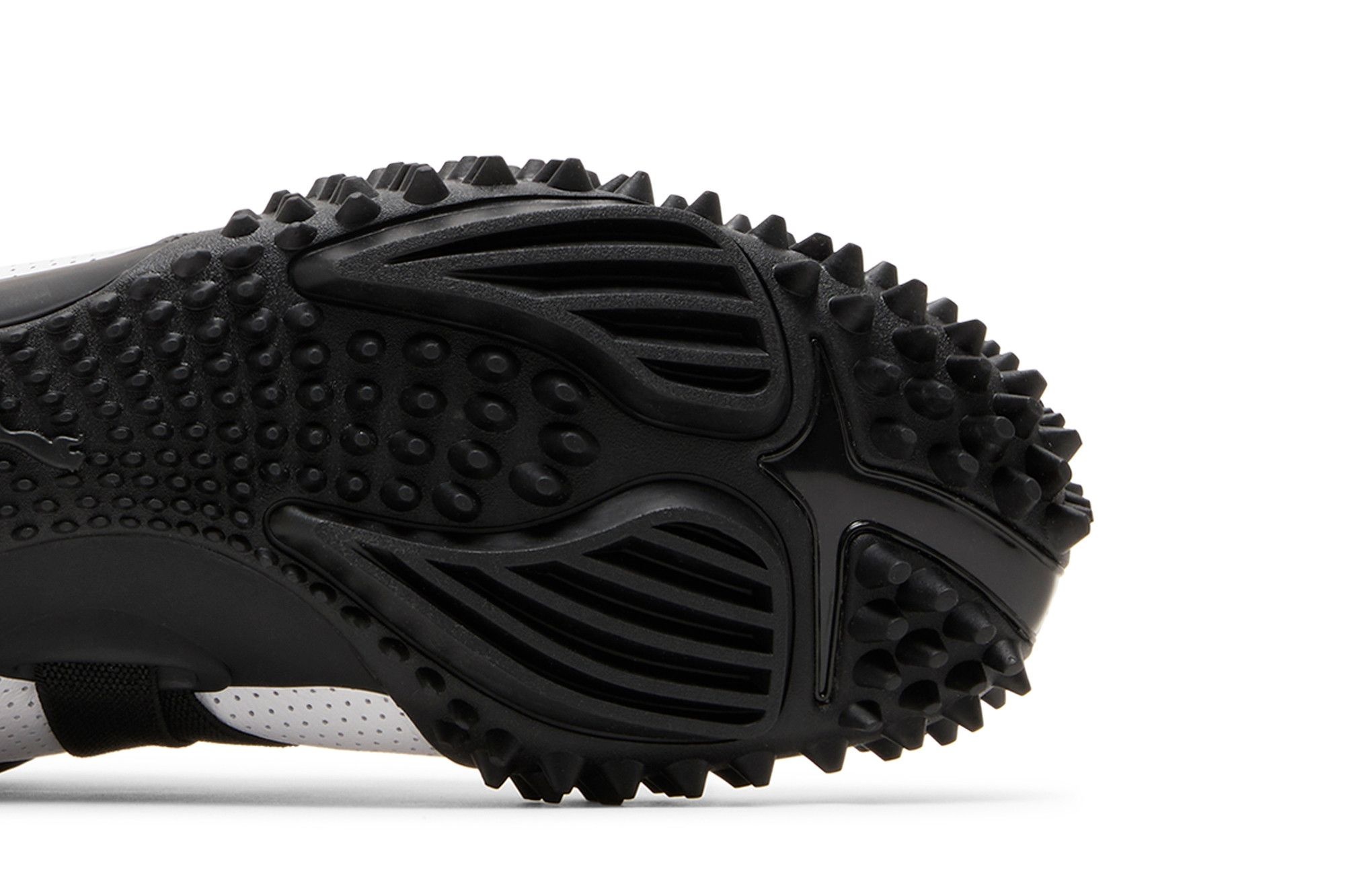 Mostro 'Perforated Leather Pack - White Black' - 5