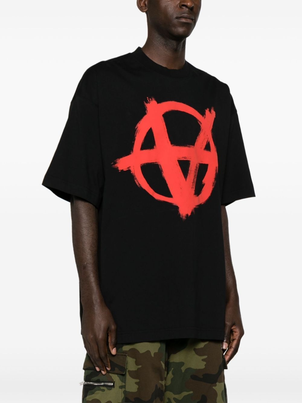 Reverse Anarchy cotton T-shirt - 4