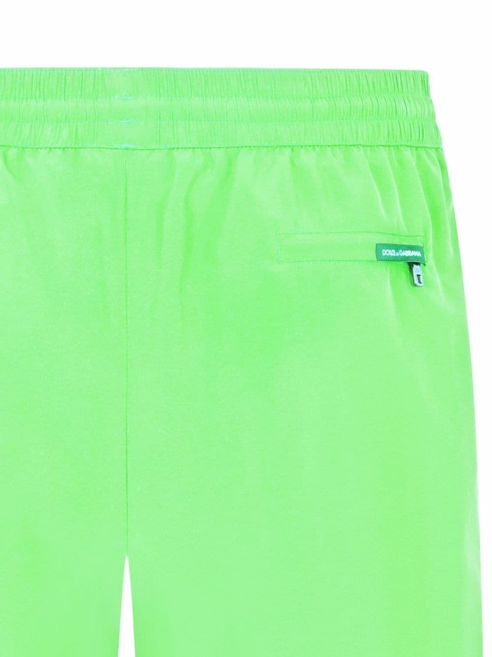 logo-patch mid-length swim shorts - 4