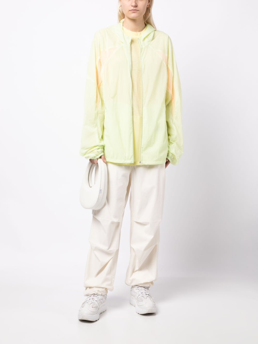 transparent-design hooded jacket - 3