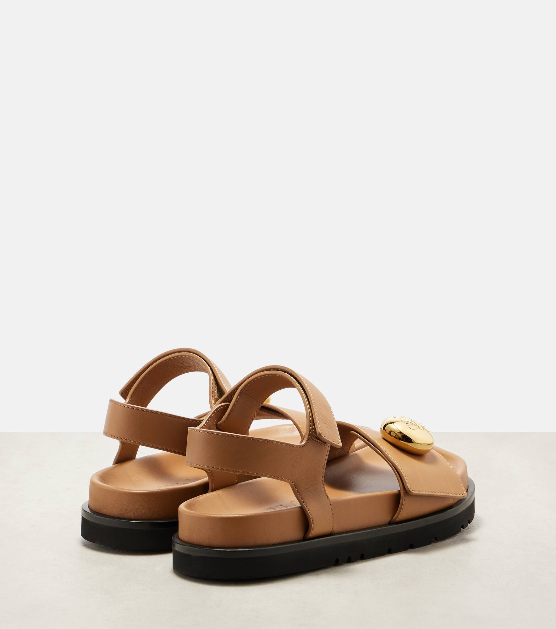 Pebble leather sandals - 2