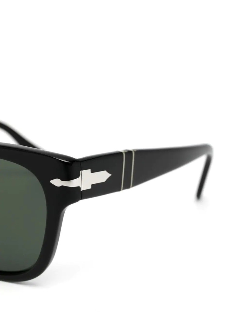 polished-effect square-frame sunglasses 3