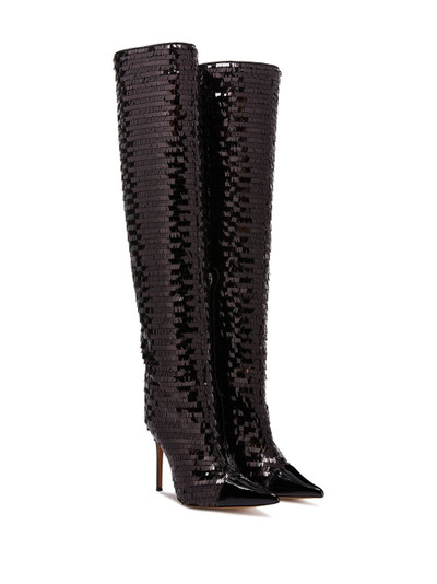 ALEXANDRE VAUTHIER sequin-embellished 105mm boots outlook