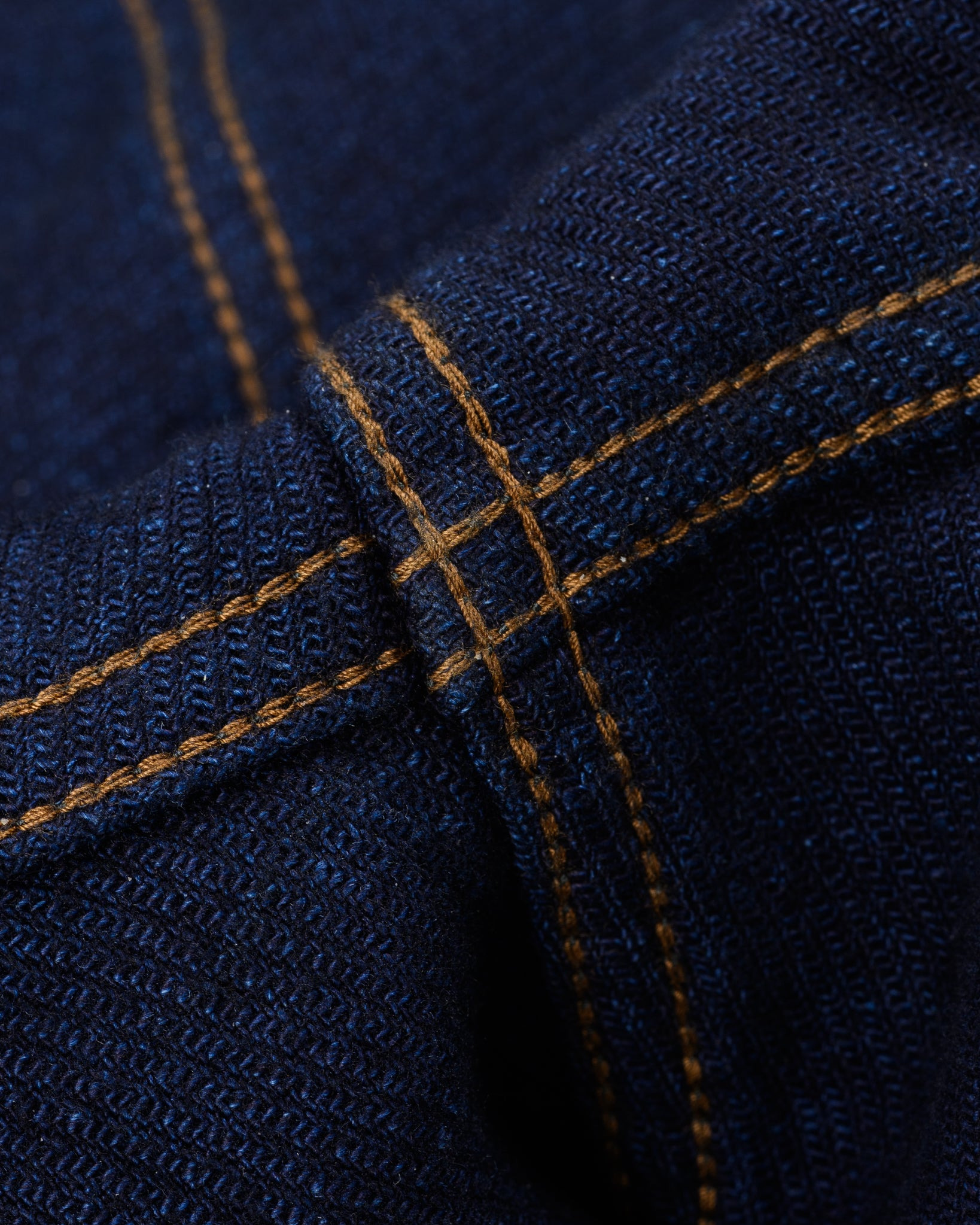 IHSH-288-IND 14oz Kersey Work Shirt - Indigo - 16