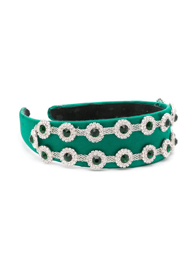 Christopher Kane crystal embellished headband outlook