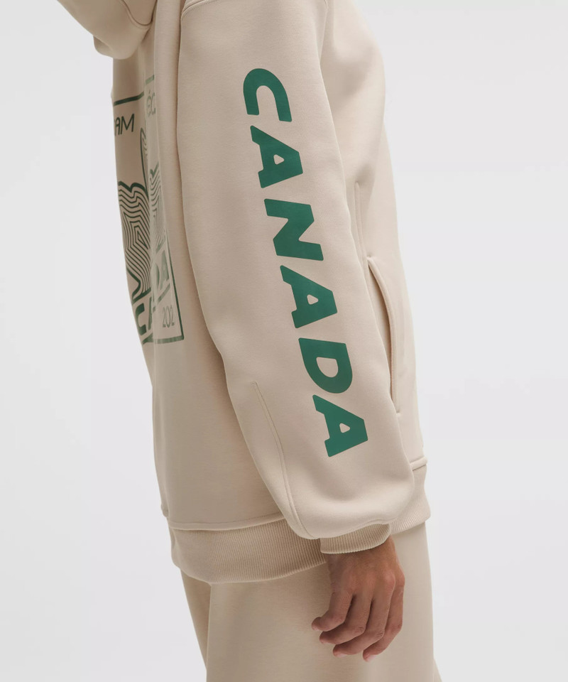Team Canada Womens Big Cozy Oversized Hoodie *COC Logo 8