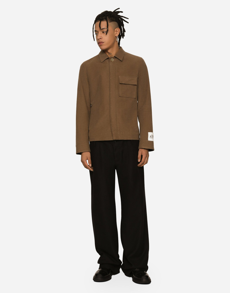 Dolce & Gabbana Sporty stretch fustian shirt outlook