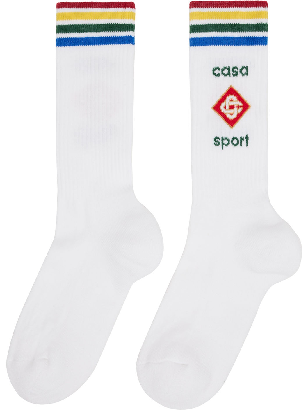 White Casa Sport Socks - 2