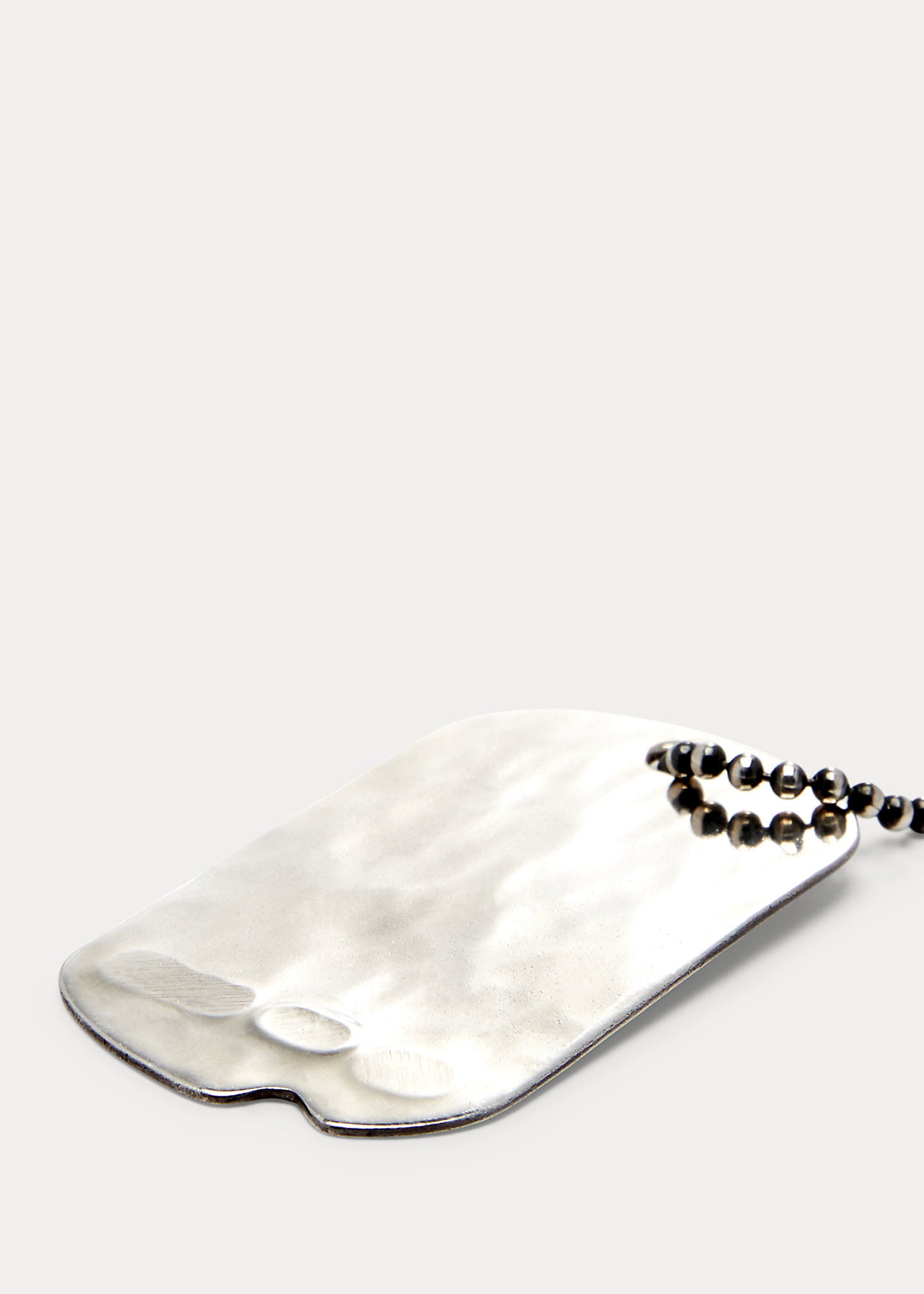 Silver Dog-Tag Necklace - 2