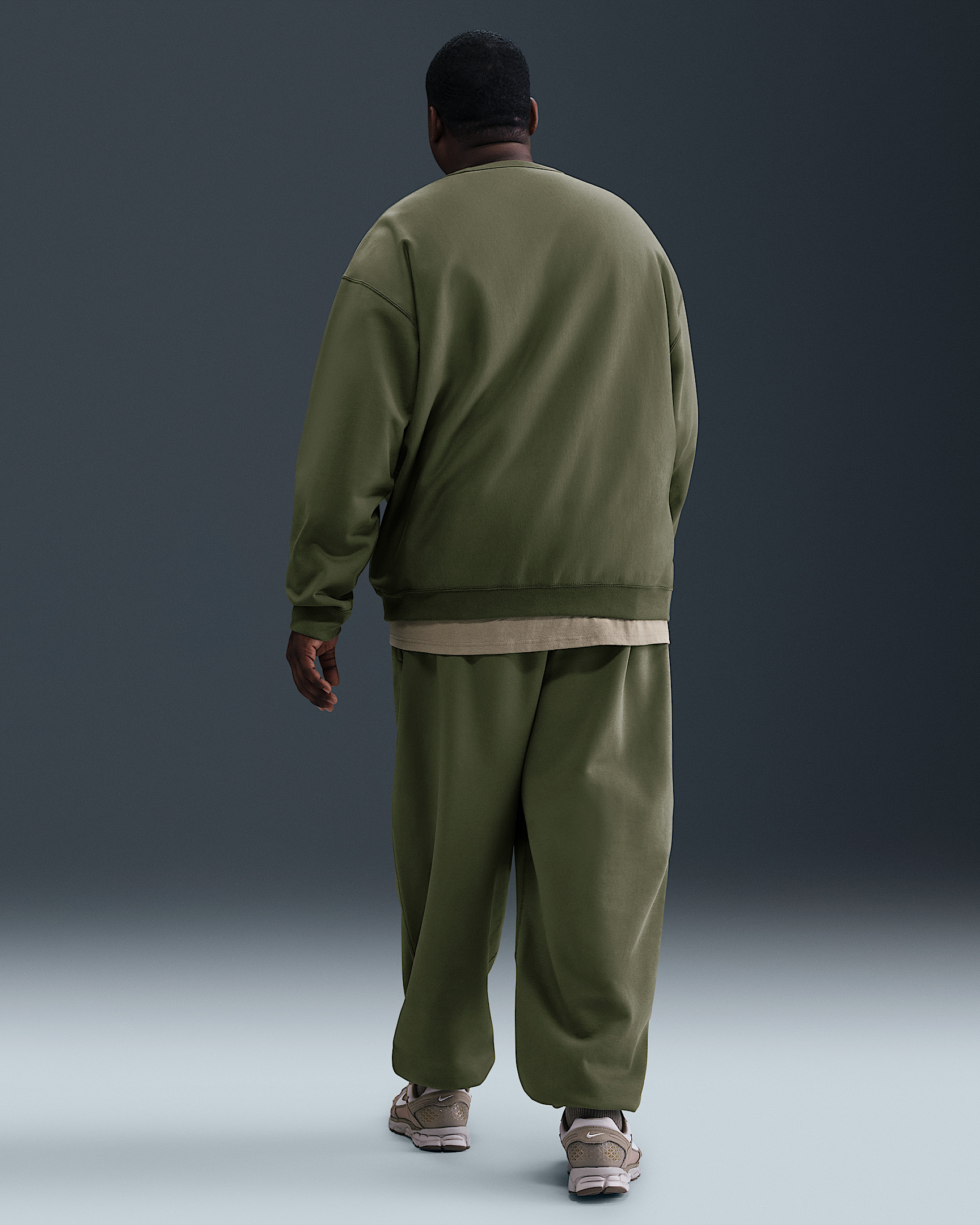 Nike Solo Swoosh Men's Cuffed Fleece Pants - 9
