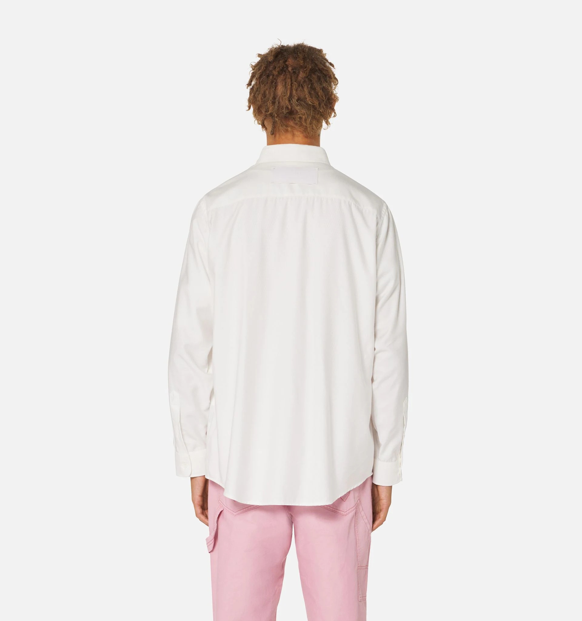 Shirt With Ami Satin Label - 6