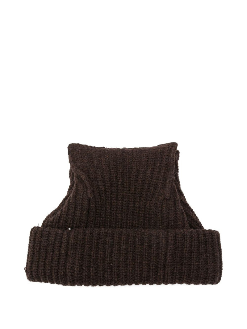 CHARLES JEFFREY LOVERBOY button-detail beanie outlook