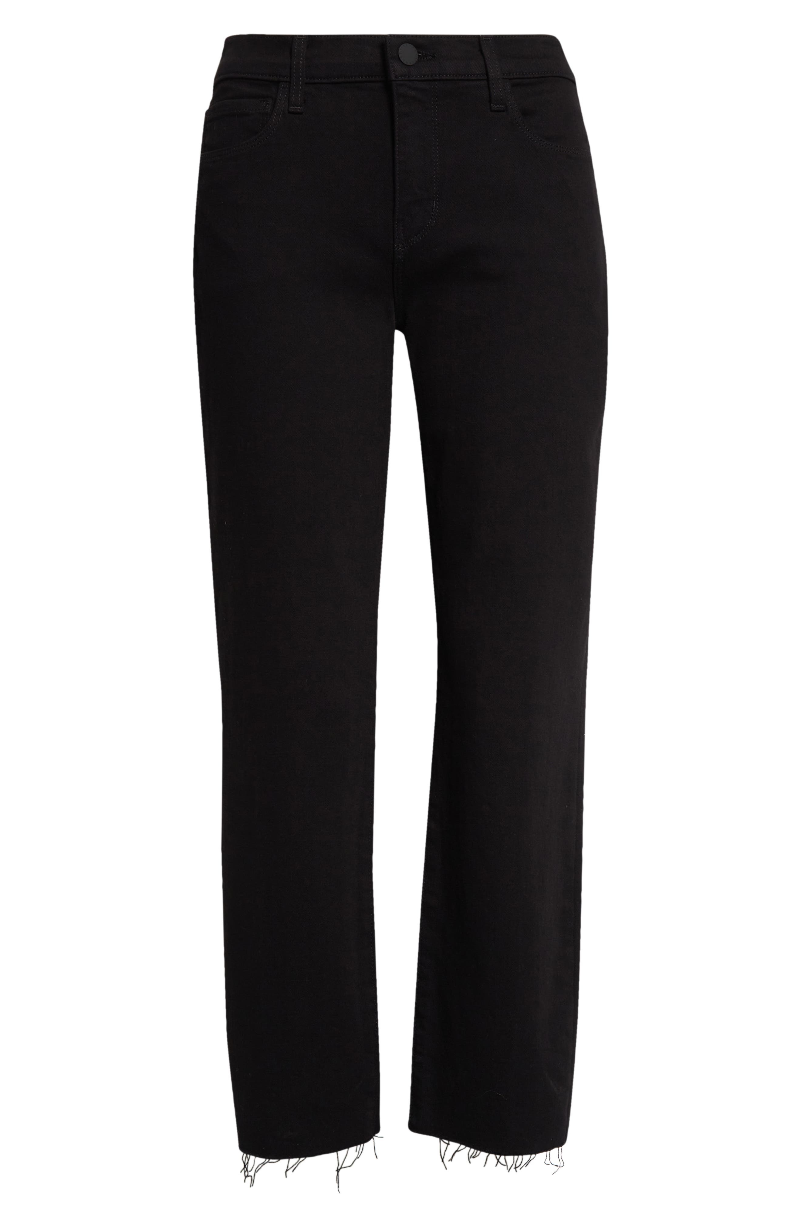 L'AGENCE Sada Ankle Slim Jeans in Black at Nordstrom - 5