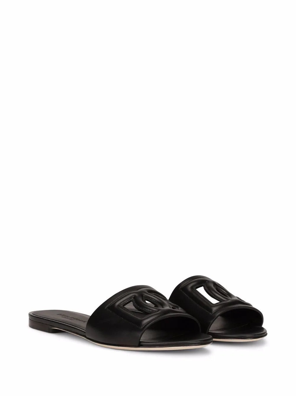 Dg Millennials Slide Sandals With Logo - 2
