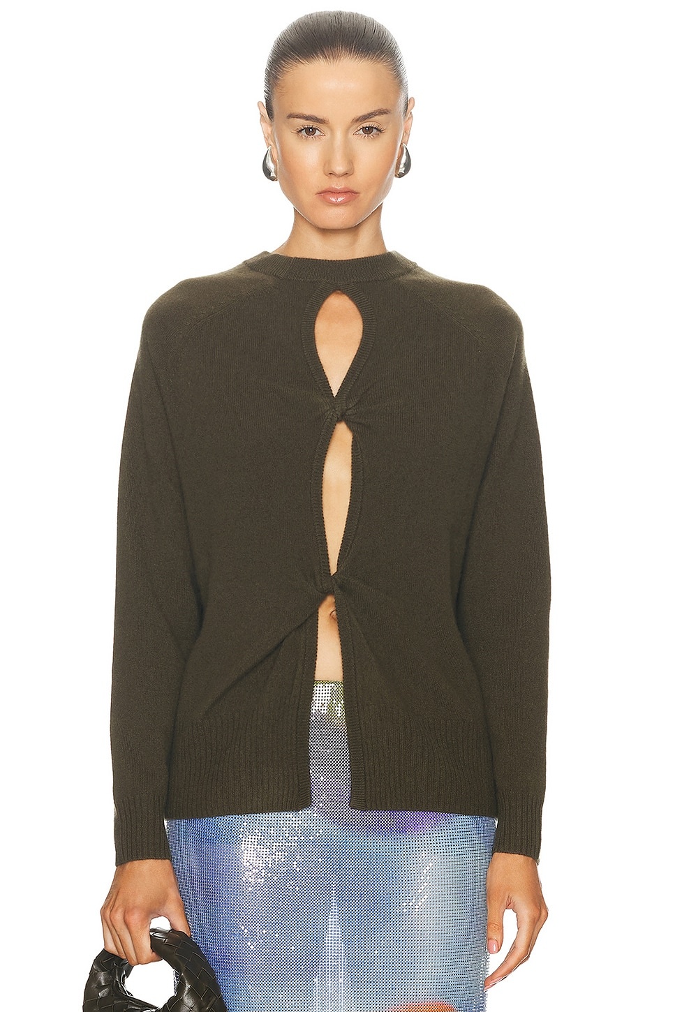 Open Twist Sweater - 1