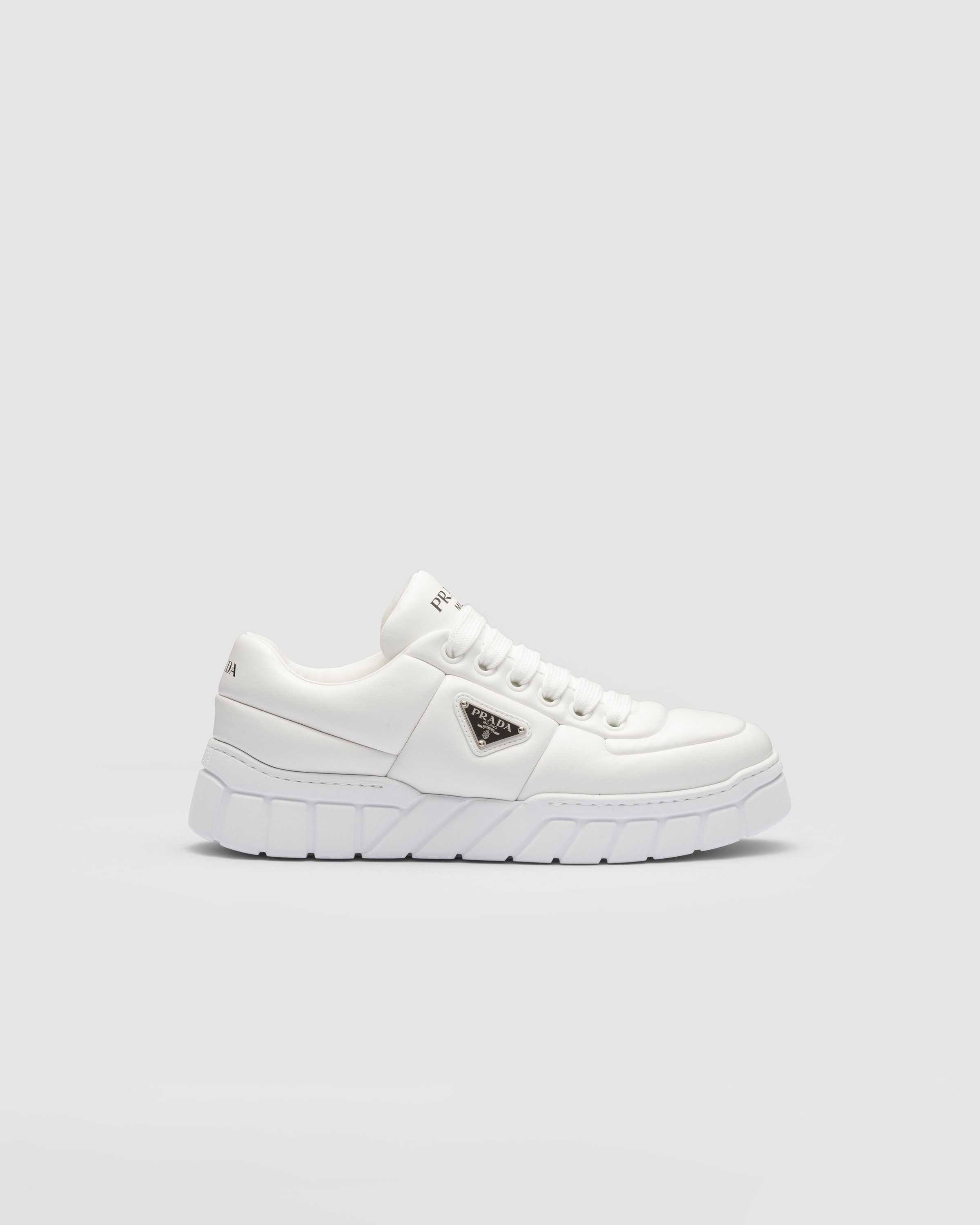 Padded nappa leather sneakers - 2