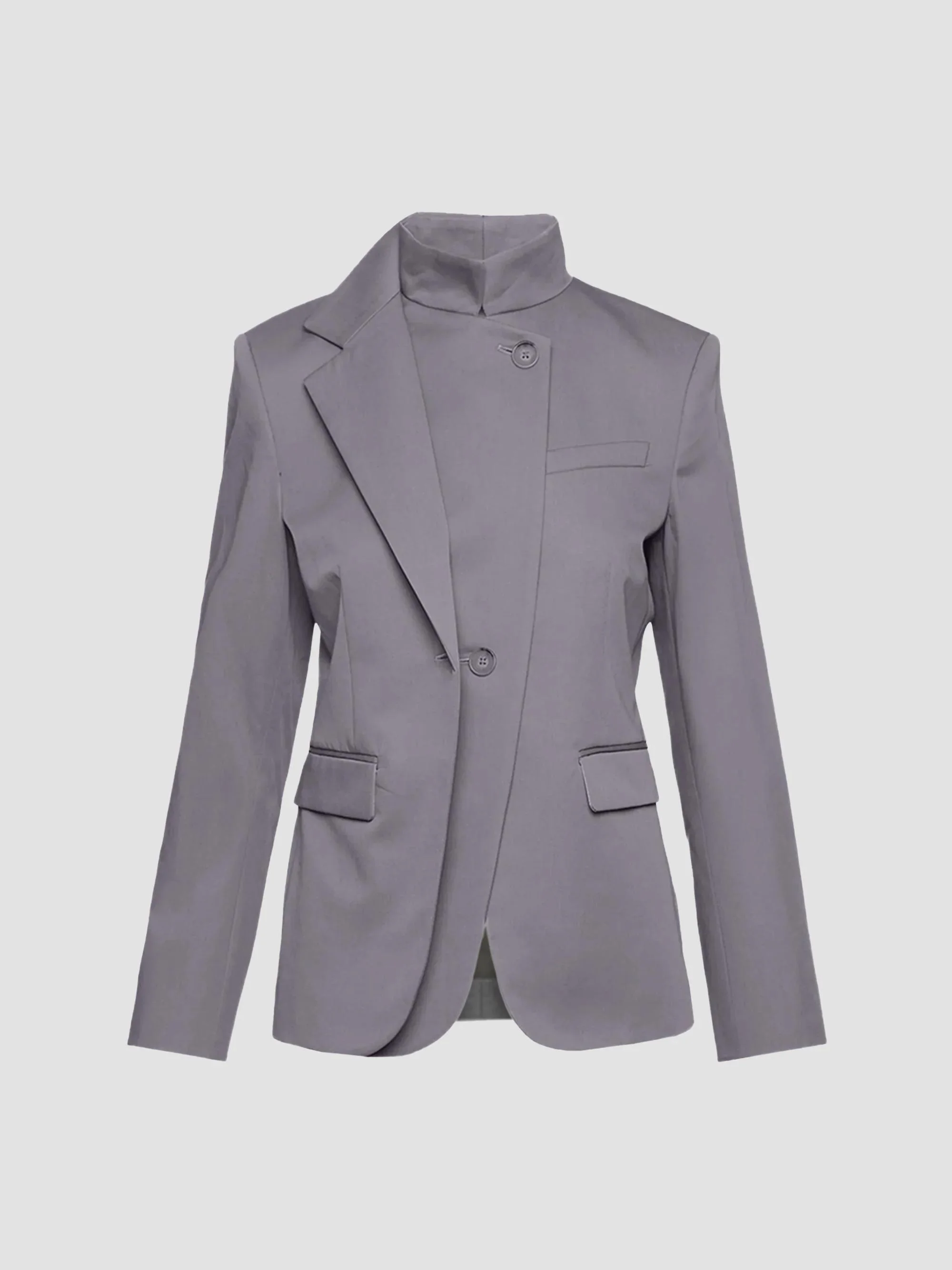 Women's The Double Take Stretch Wool Blazer - Medium Heather Grey - 1