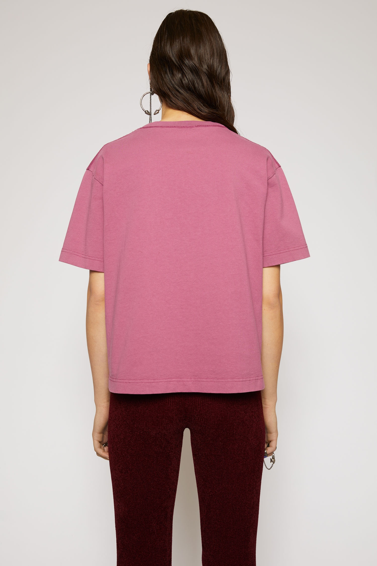 Logo-print t-shirt violet pink - 3