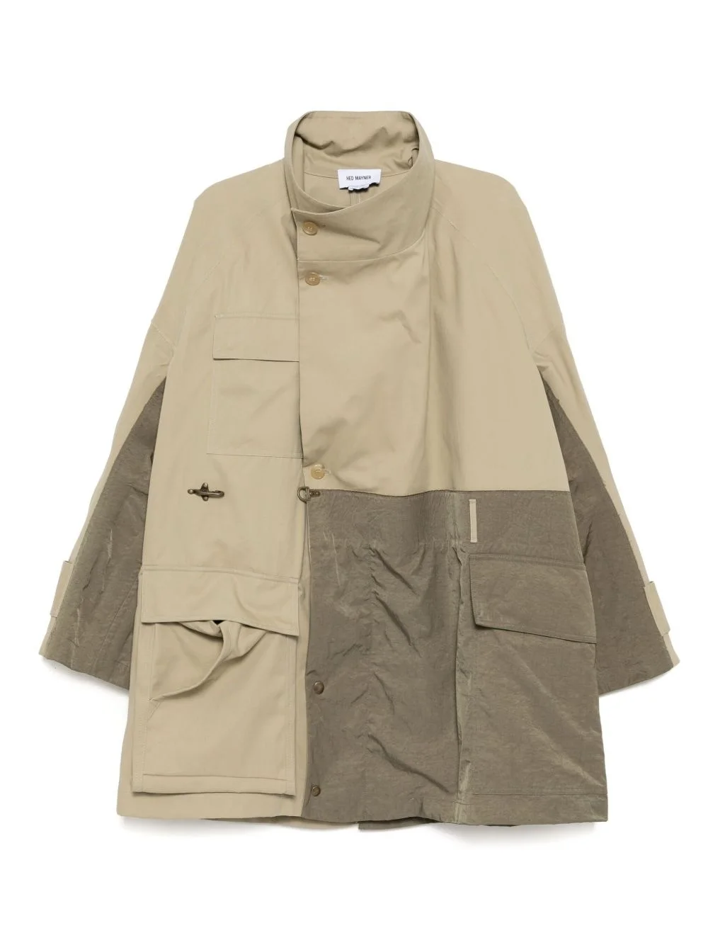 panelled coat - 1