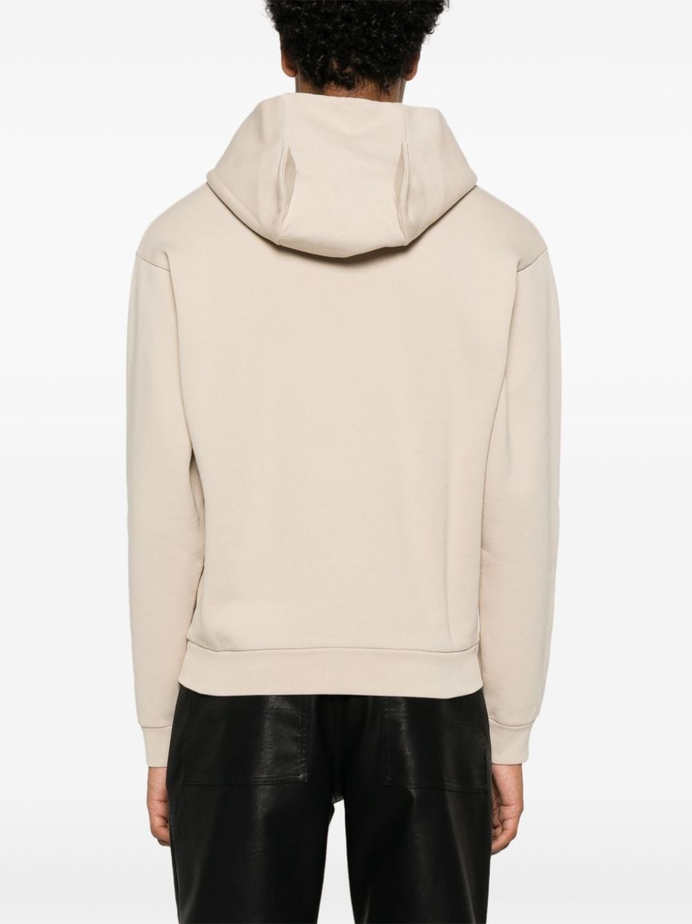 Horn logo-print hoodie - 5