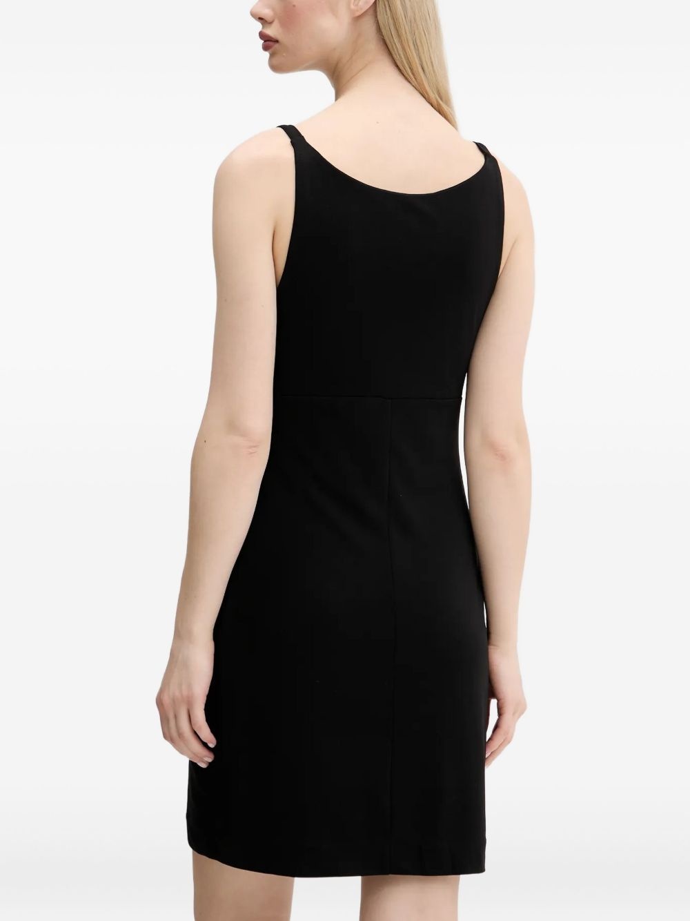 scoop-neck mini dress - 3