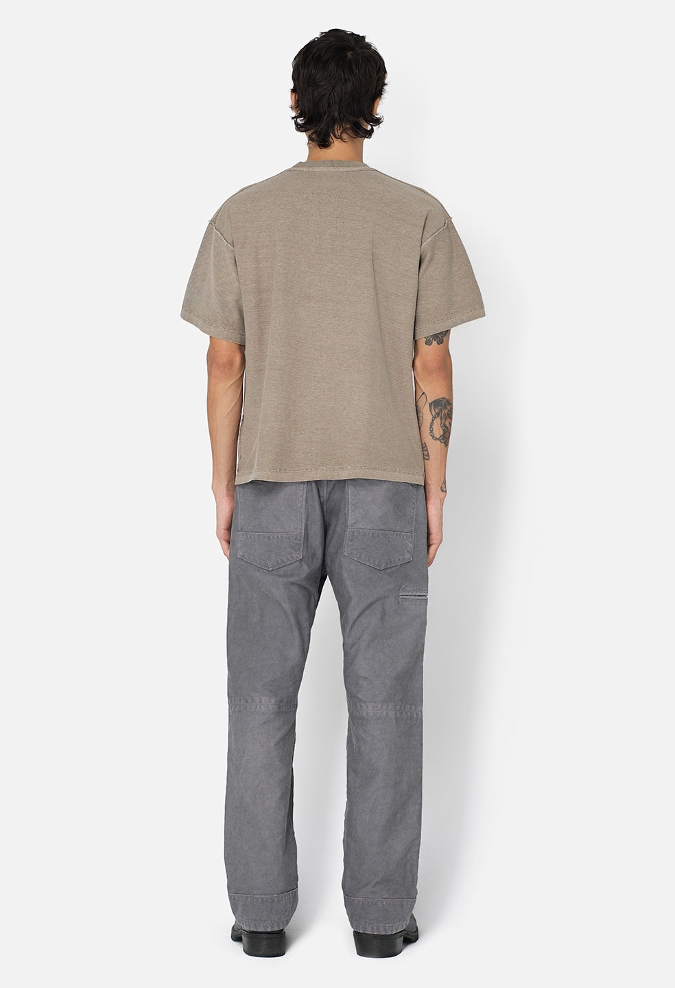 REVERSED CROPPED TEE - 5