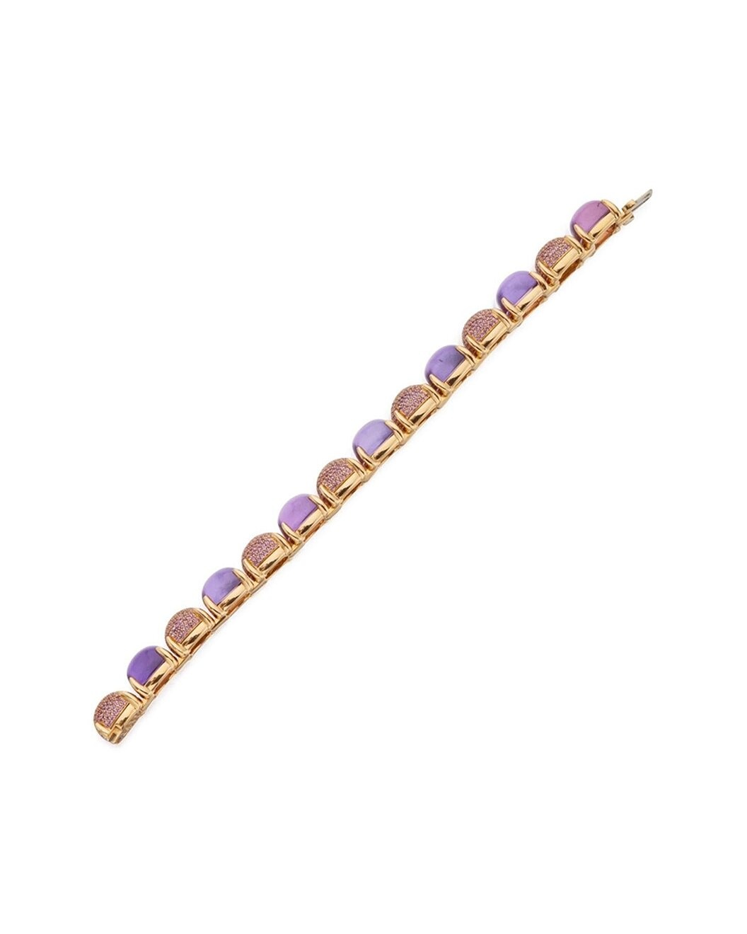 Tiffany & Co. 18K 52.50 ct. tw. Amethyst Sugar Stacks Bracelet (Authentic Pre-Loved) - 2