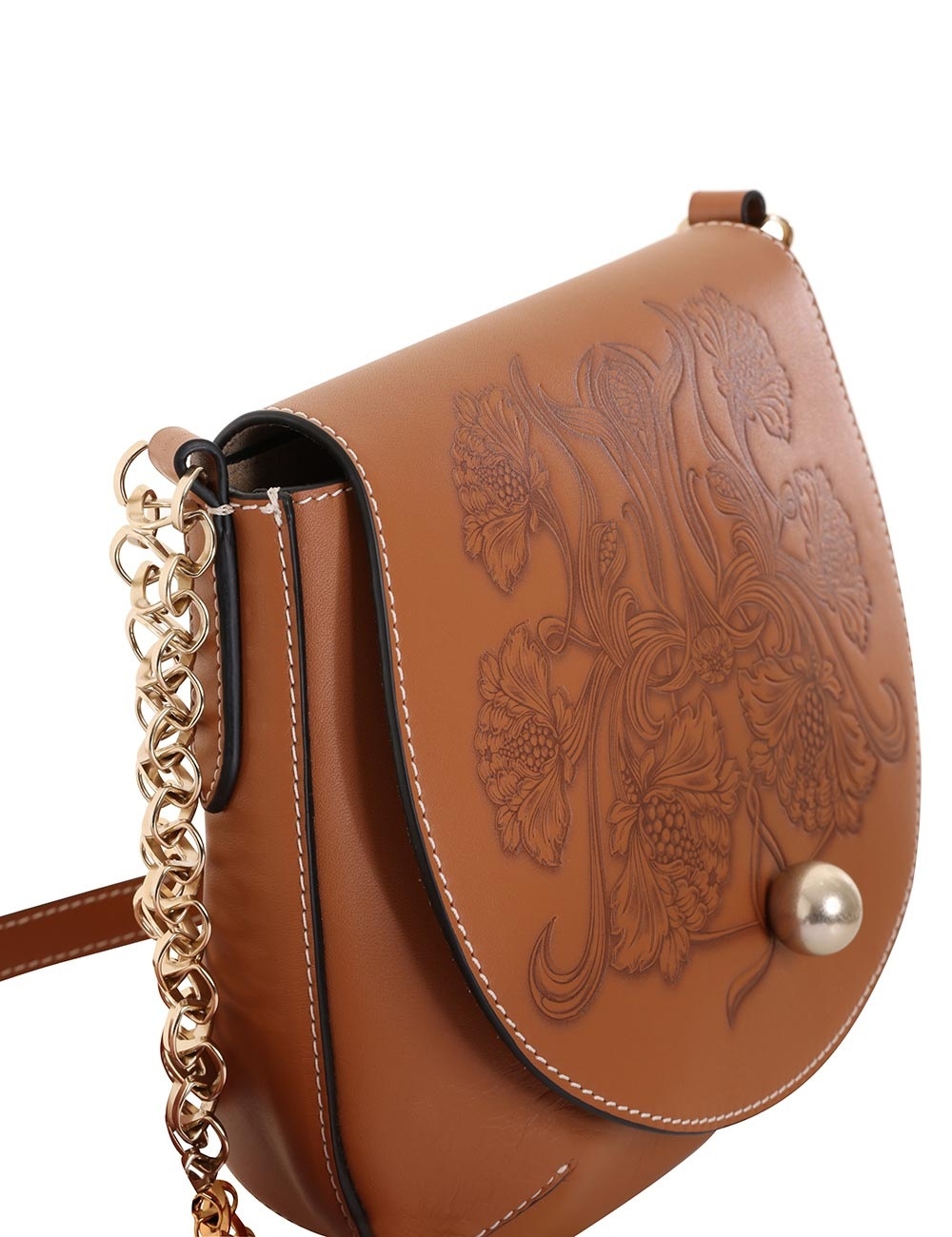 TOOLED LEATHER BAG - 5