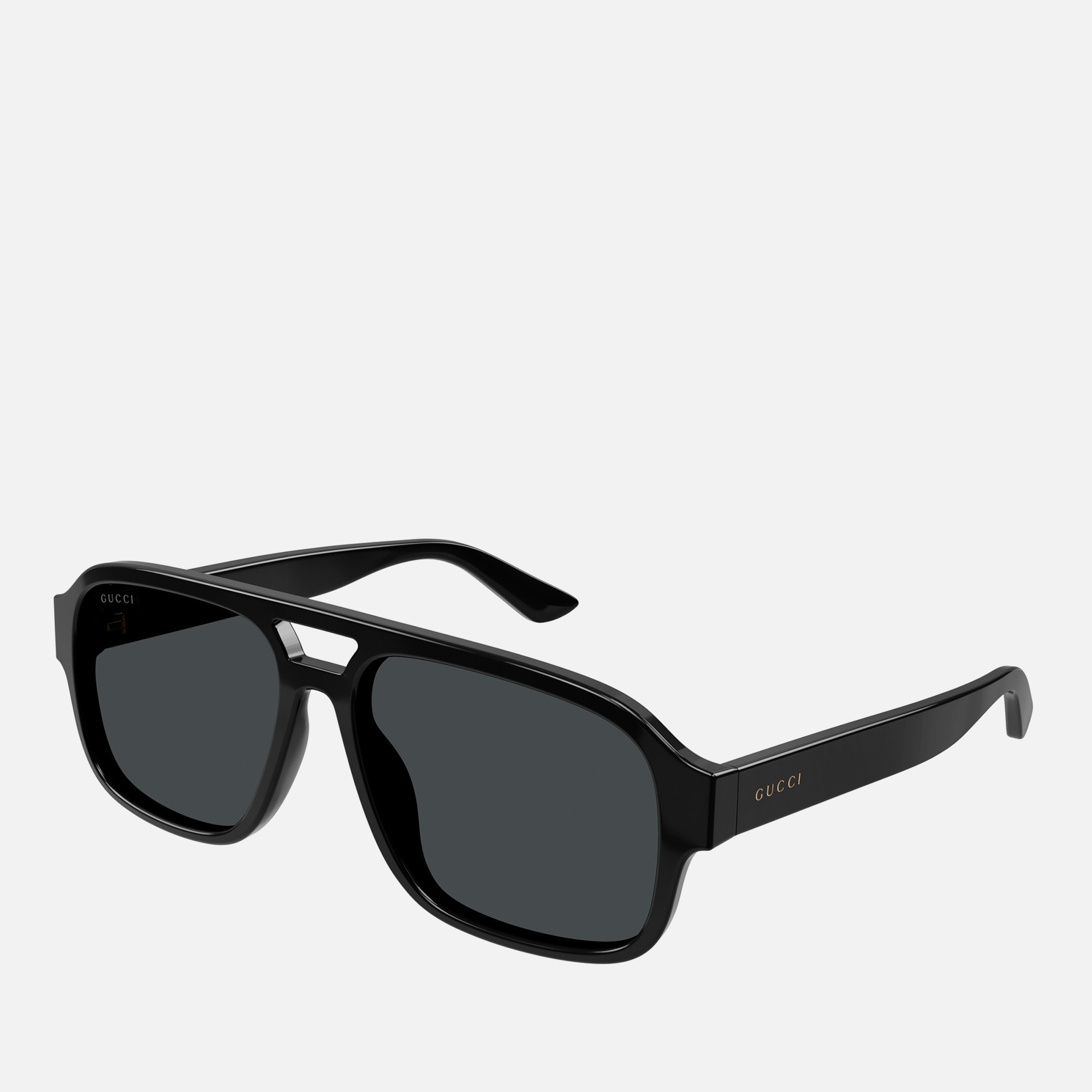Gucci Minimal Logo Acetate Aviator-Frame Sunglasses - 1