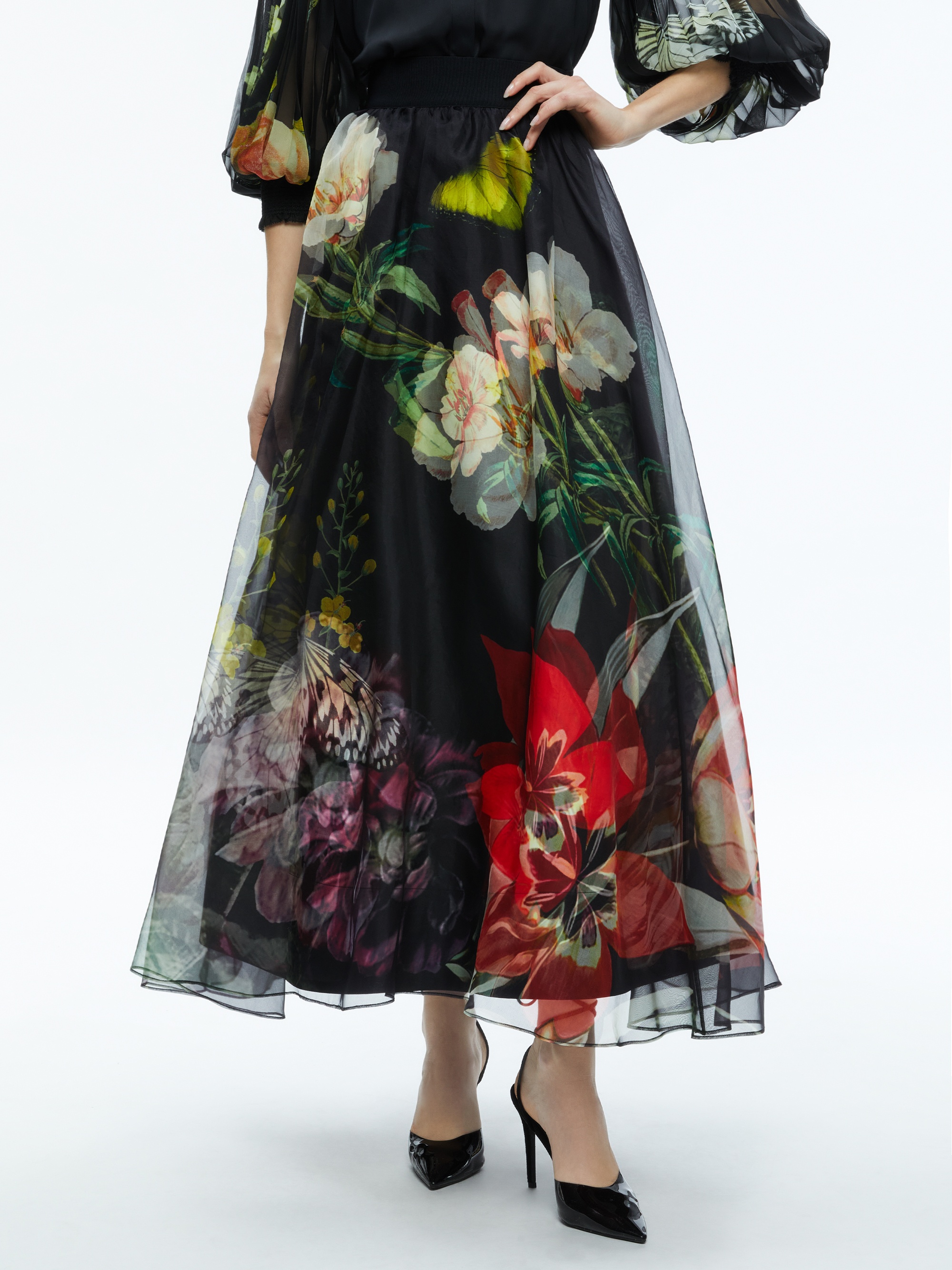 NILDA VOLUMINOUS MAXI SKIRT - 2