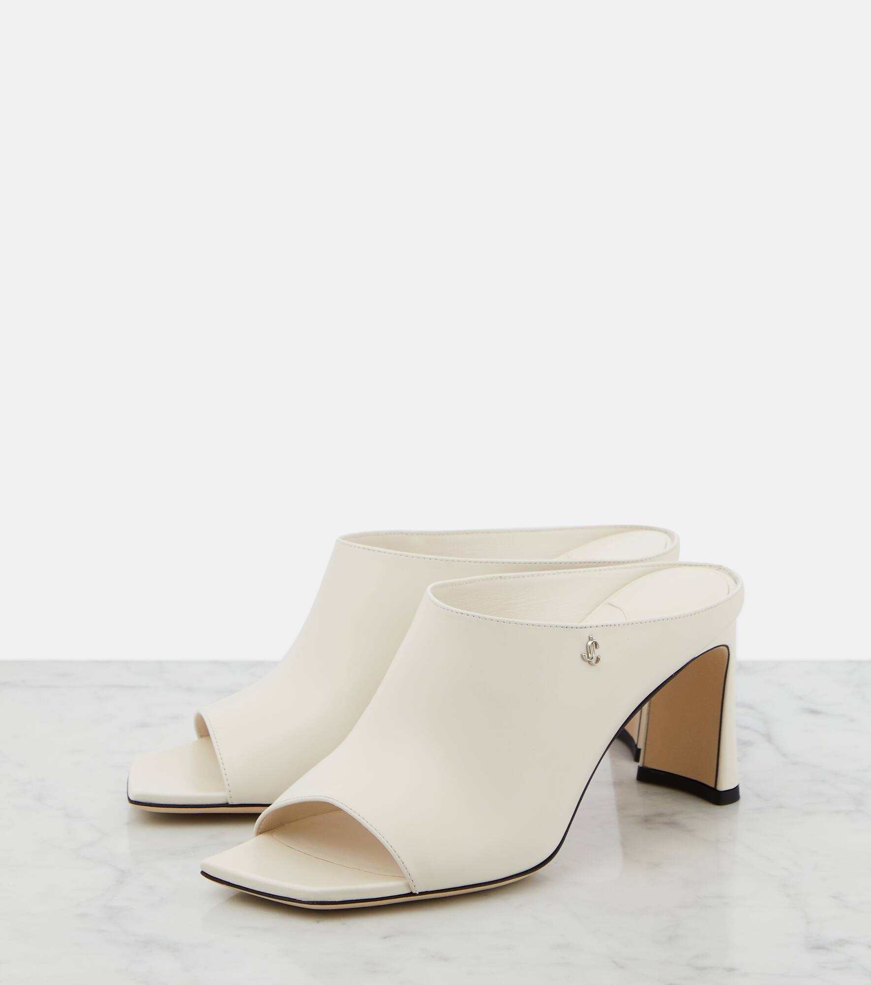 Kinley 75 leather mules - 5