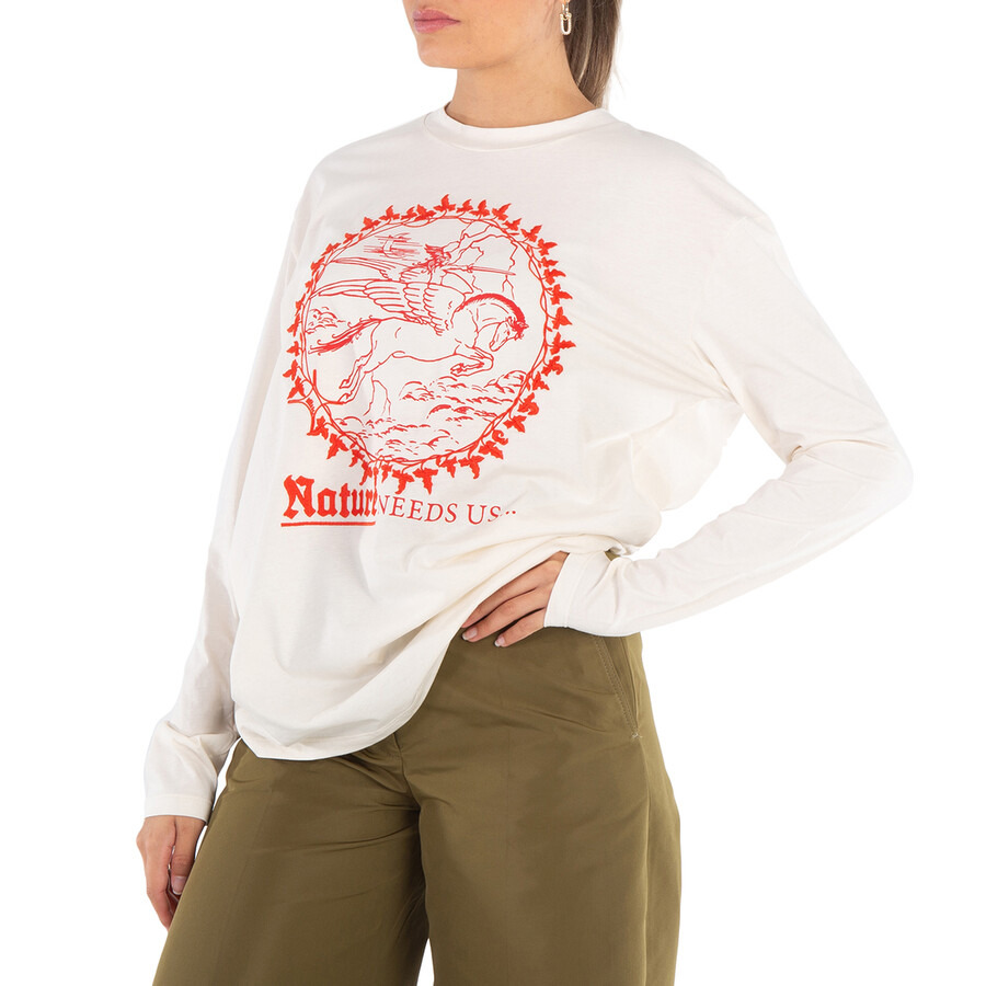 Stella McCartney Logo Printed Long-Sleeve T-Shirt - 4