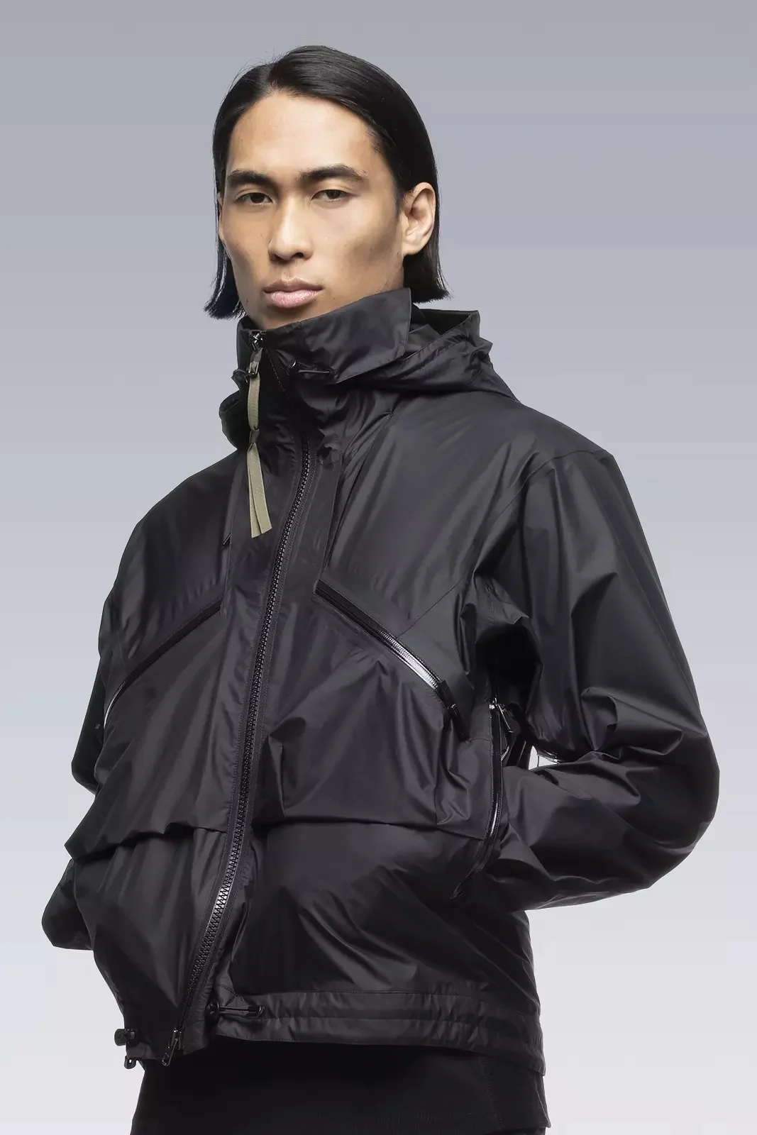 ACRONYM J104-GTPL 2L Gore-Tex Paclite Plus Jacket Black | REVERSIBLE