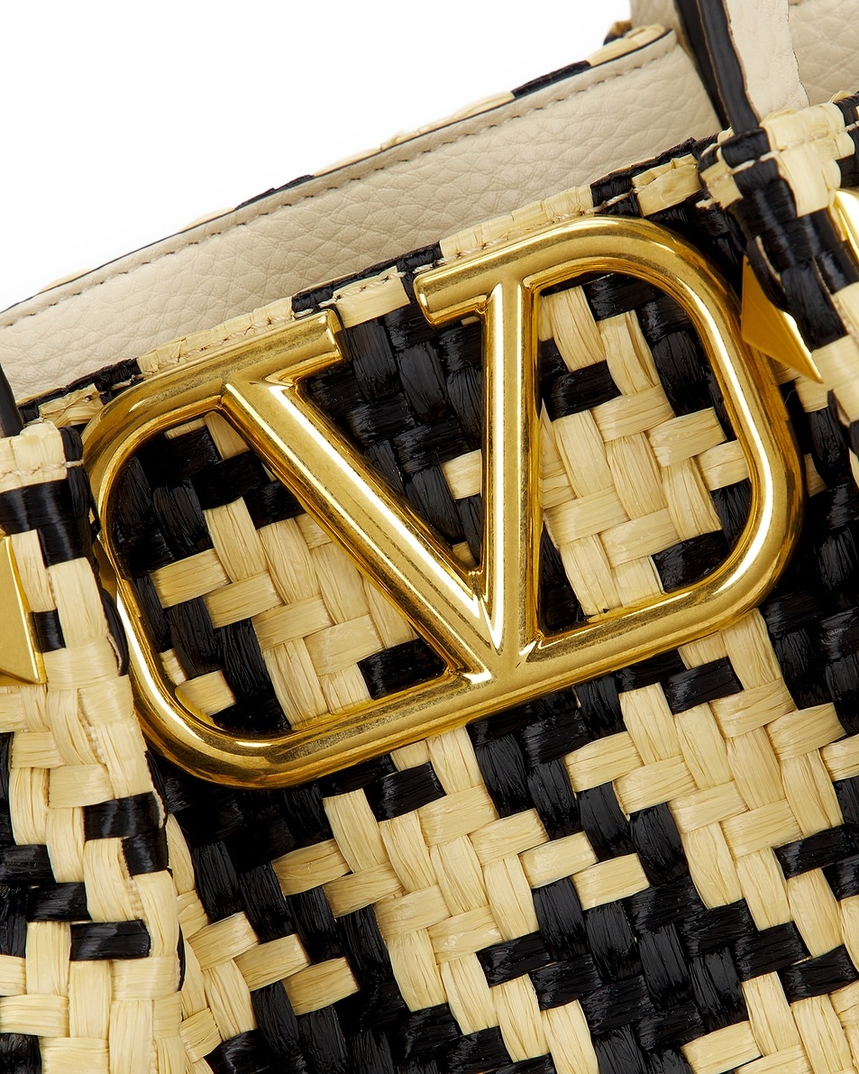 V Logo Signature Medium Tote Bag - 7