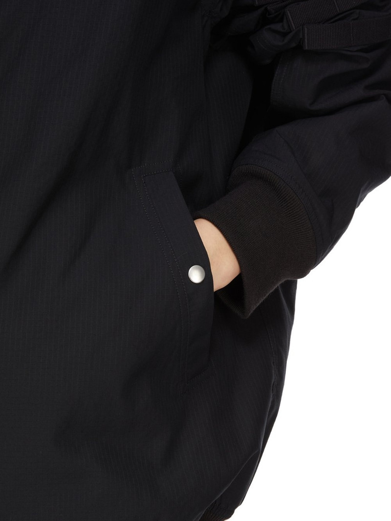Anthem asymmetric ripstop jacket Black 6