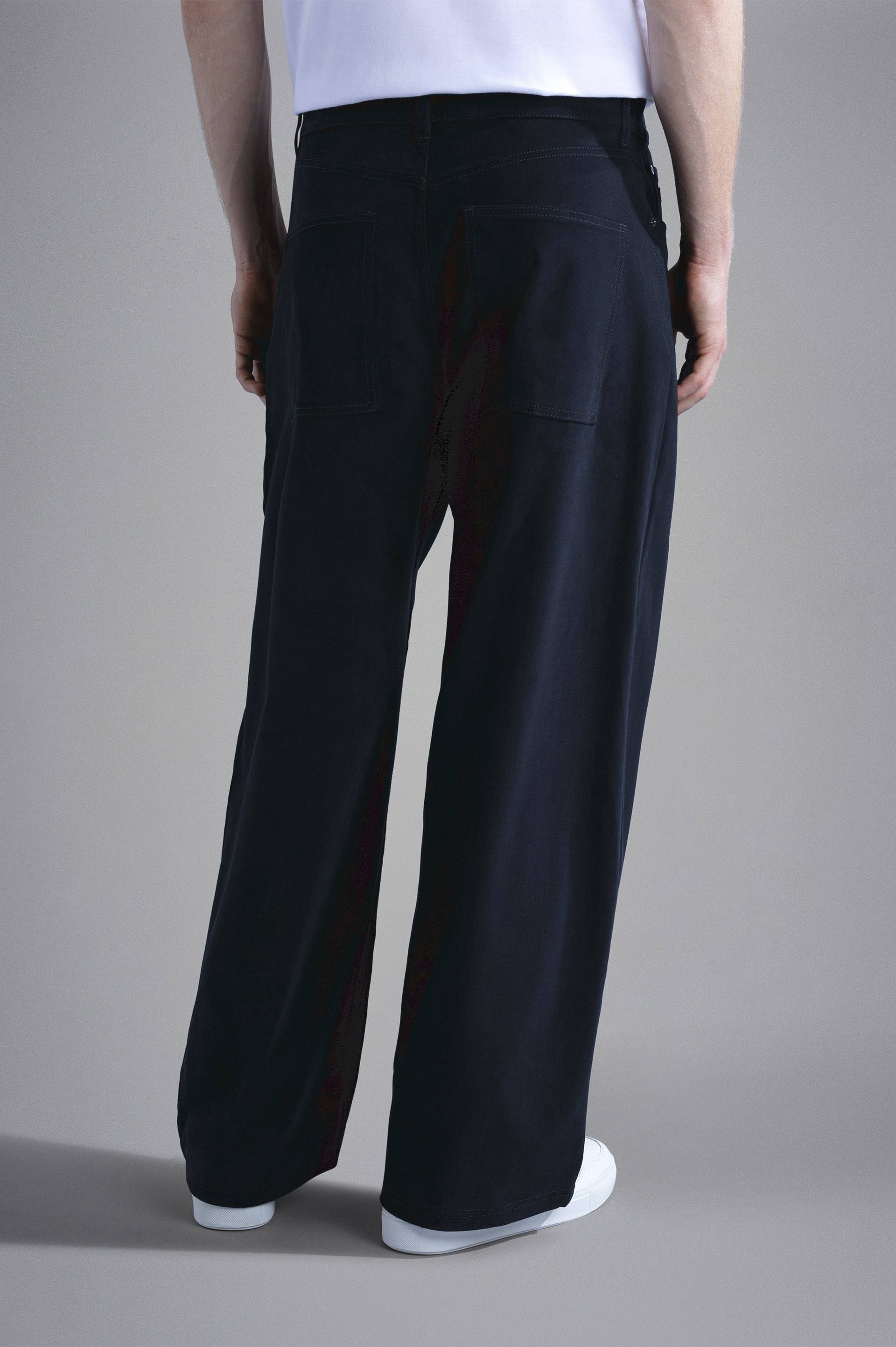 STRETCH COTTON 5-POCKETS TROUSERS - 3