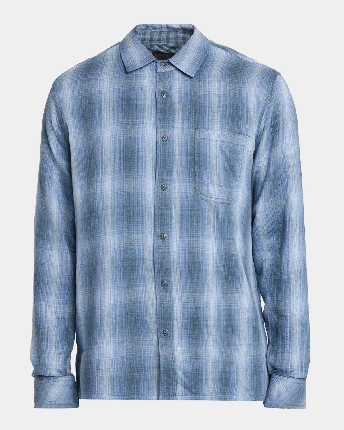 Men's Owens Plaid Cotton Button-Front Shirt - 1