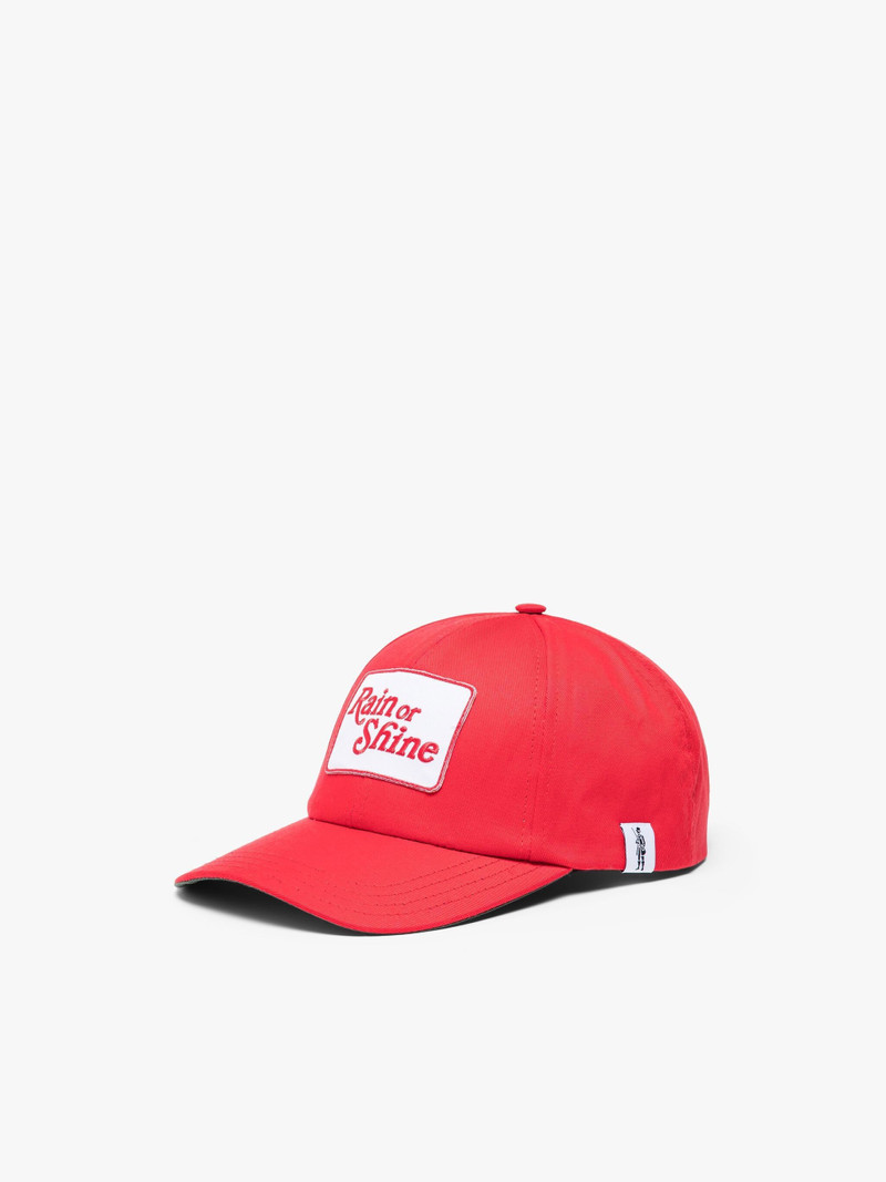 RAIN X SHINE RED COTTON CAP 1