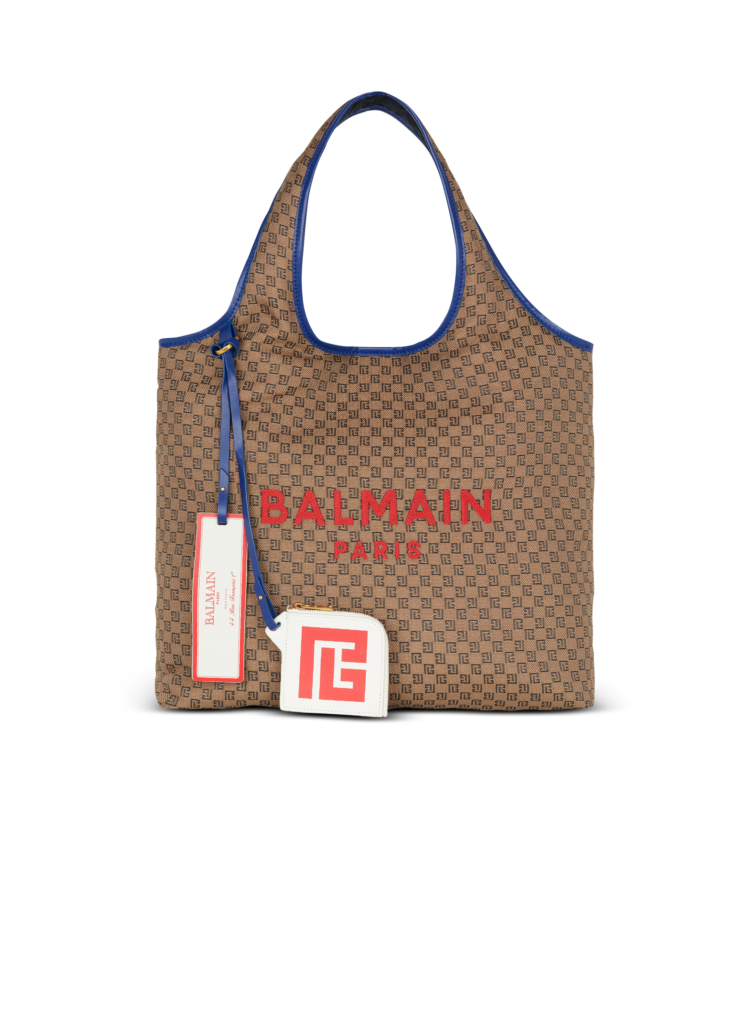 Grocery Bag in monogram canvas and smooth leather - 1