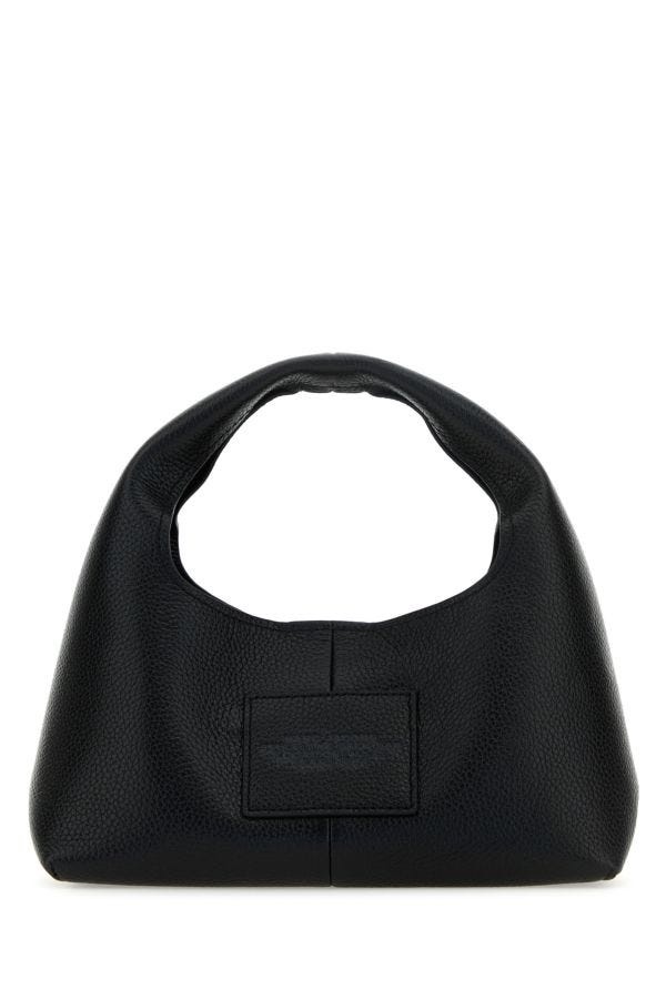 Black leather mini The Sack Bag handbag - 3