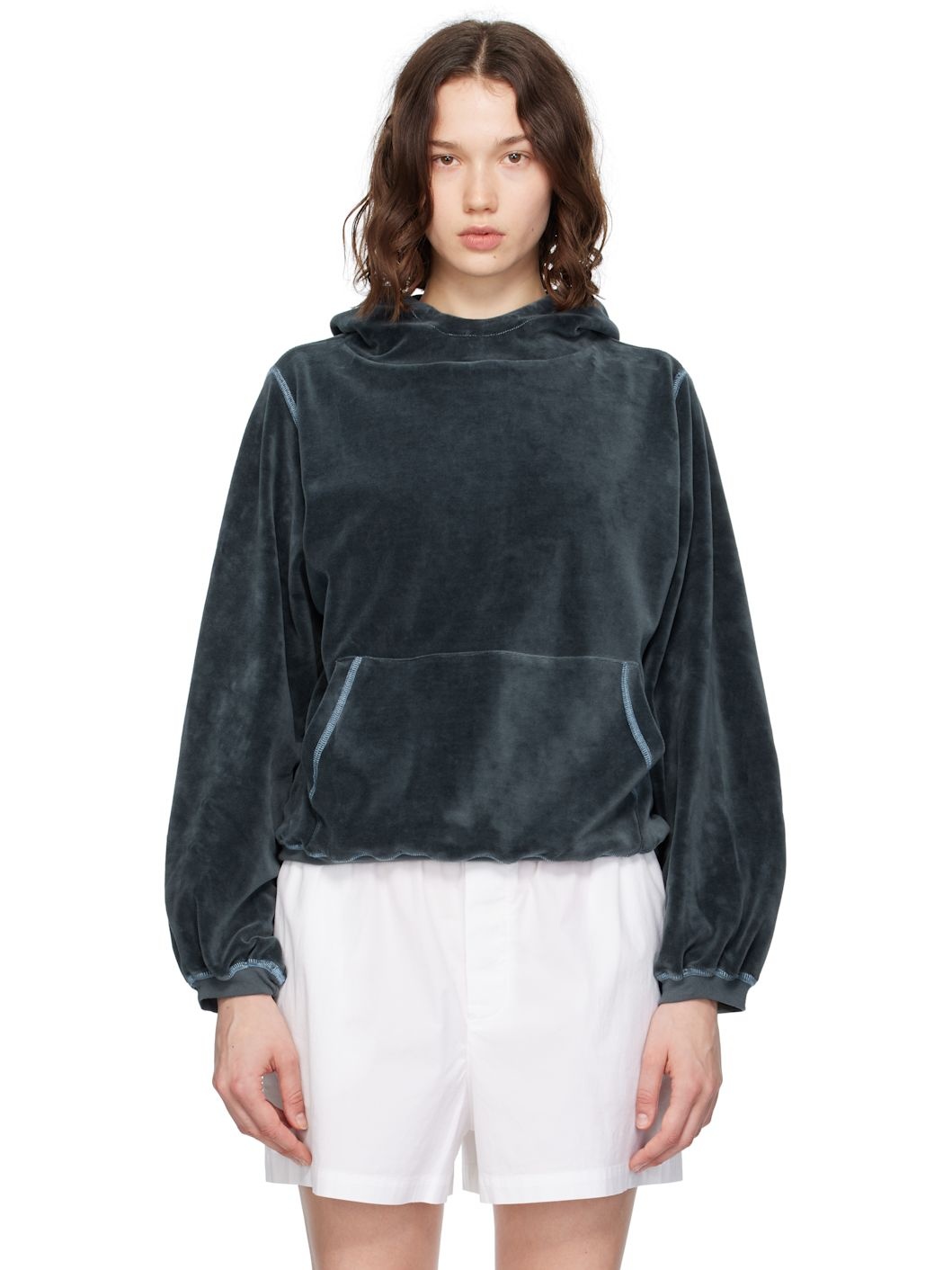 Blue Pillow Hoodie - 1